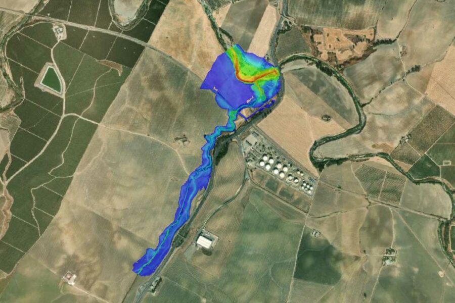 Estudio hidrológico e hidráulico del arroyo del álamo en el TM de Córdoba